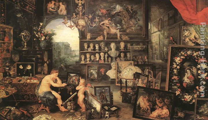 The Sense of Sight painting - Jan the elder Brueghel The Sense of Sight art painting